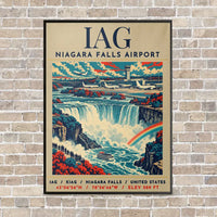 Thumbnail for IAG - Poster - Canvas Framed - Beige
