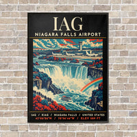 Thumbnail for IAG - Poster - Canvas Framed - Black