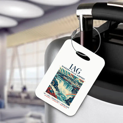 IAG - Poster - Luggage Tag - White
