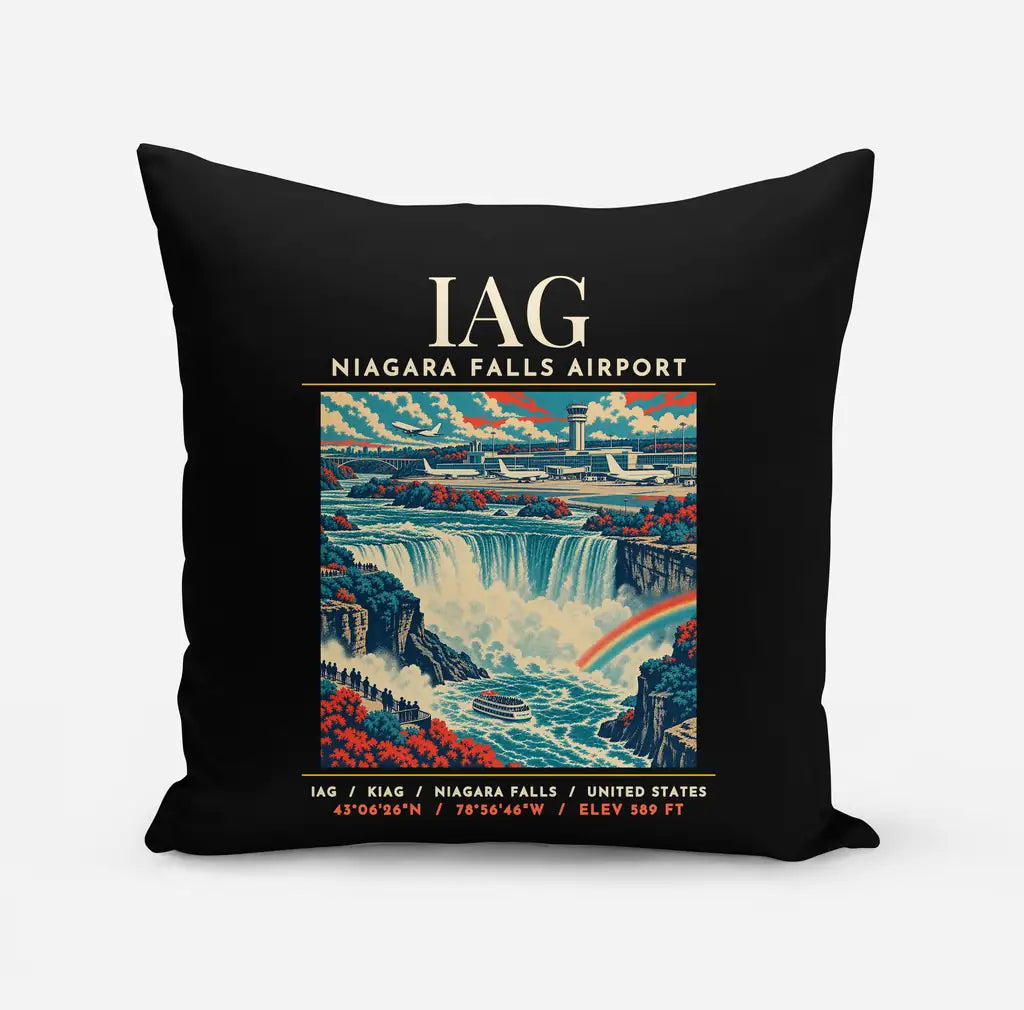 IAG - Poster - Pillow - Black
