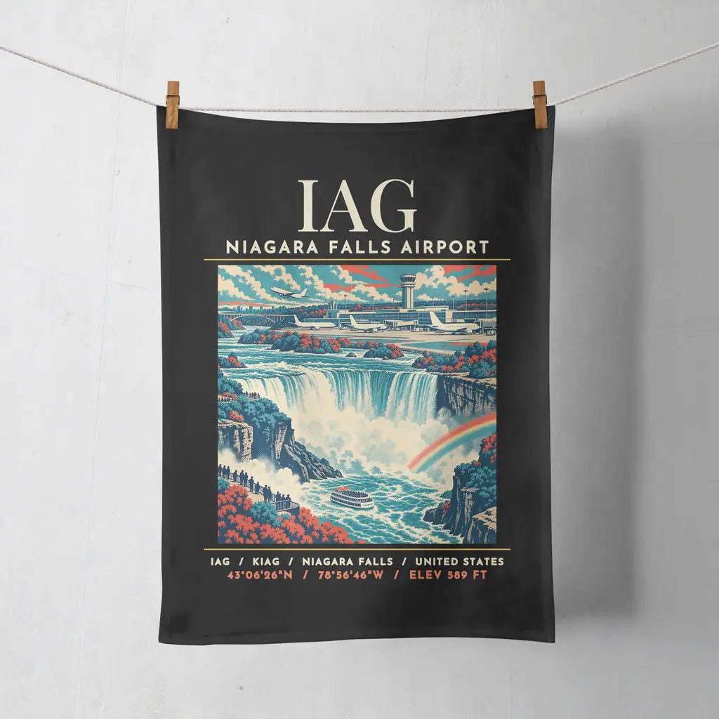 IAG - Poster - Towel - Black