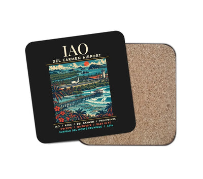 IAO - Poster - Coaster - Black