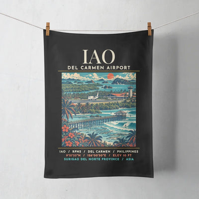 IAO - Poster - Towel - Black