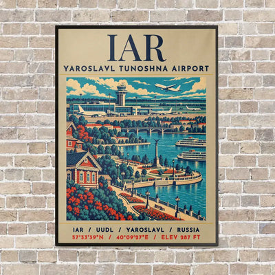 IAR - Poster - Canvas Framed - Beige