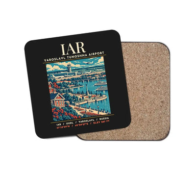 IAR - Poster - Coaster - Black
