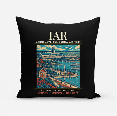 IAR - Poster - Pillow - Black