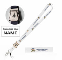 Thumbnail for IAR 80C seat belt lanyard - white with name