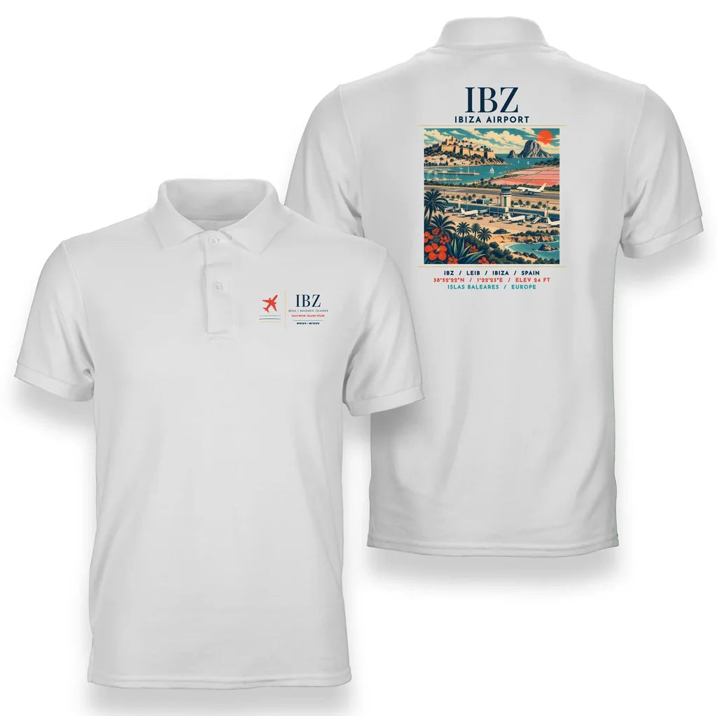 IBZ - Poster - Double-Side Polo - White