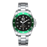 Thumbnail for Ibiza Airport (IBZ) Aviator Watches - Classic - Black - Premium Diver - Green