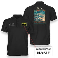 Thumbnail for ICN - Poster - Double-Side Polo - Black + Name