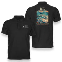Thumbnail for ICN - Poster - Double-Side Polo - Black
