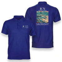Thumbnail for ICN - Poster - Double-Side Polo - Blue