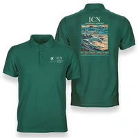 Thumbnail for ICN - Poster - Double-Side Polo - Green