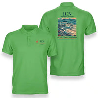 Thumbnail for ICN - Poster - Double-Side Polo - Light Green