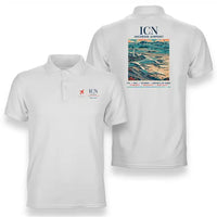 Thumbnail for ICN - Poster - Double-Side Polo - White