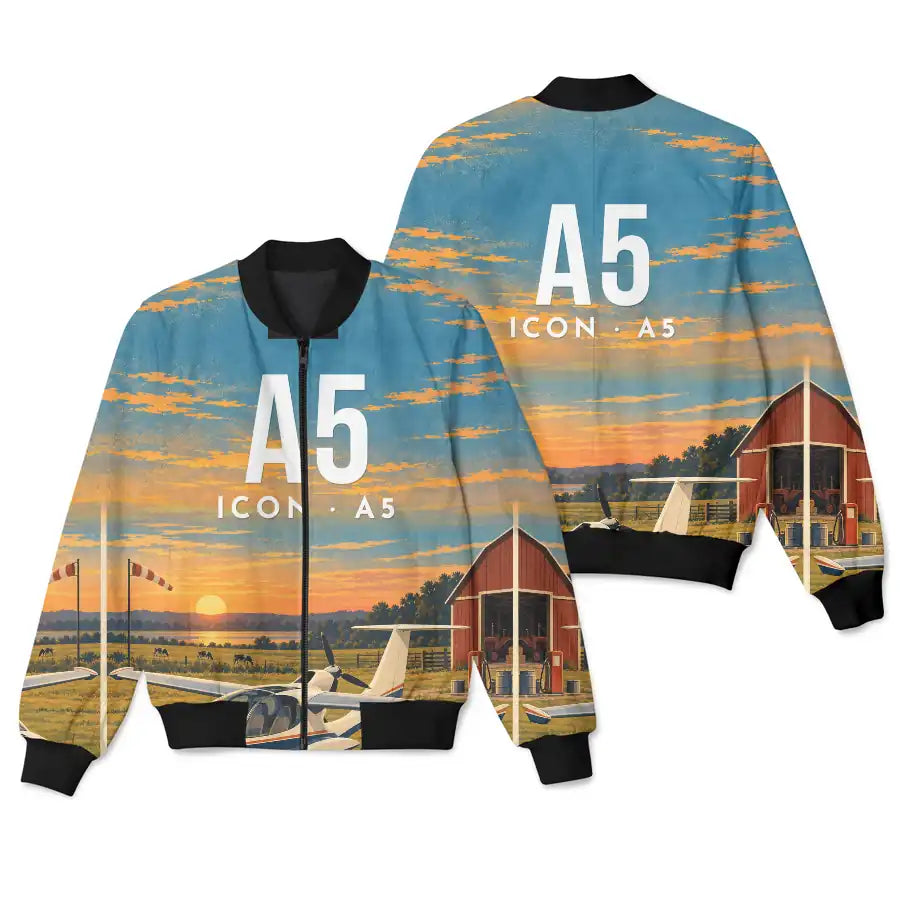 ICON A5 3D All-Over Print Clothing - Bomber Jacket - 3D