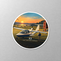 Thumbnail for ICON A5 - 3D - Circle Sticker - Close-up