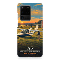 Thumbnail for ICON A5 - 3D + Name - Samsung Case - Black