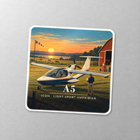 Thumbnail for ICON A5 - 3D - Square Sticker - Close-up