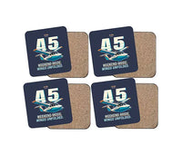 Thumbnail for ICON A5 - Cartoon - Coaster Set - Navy Blue