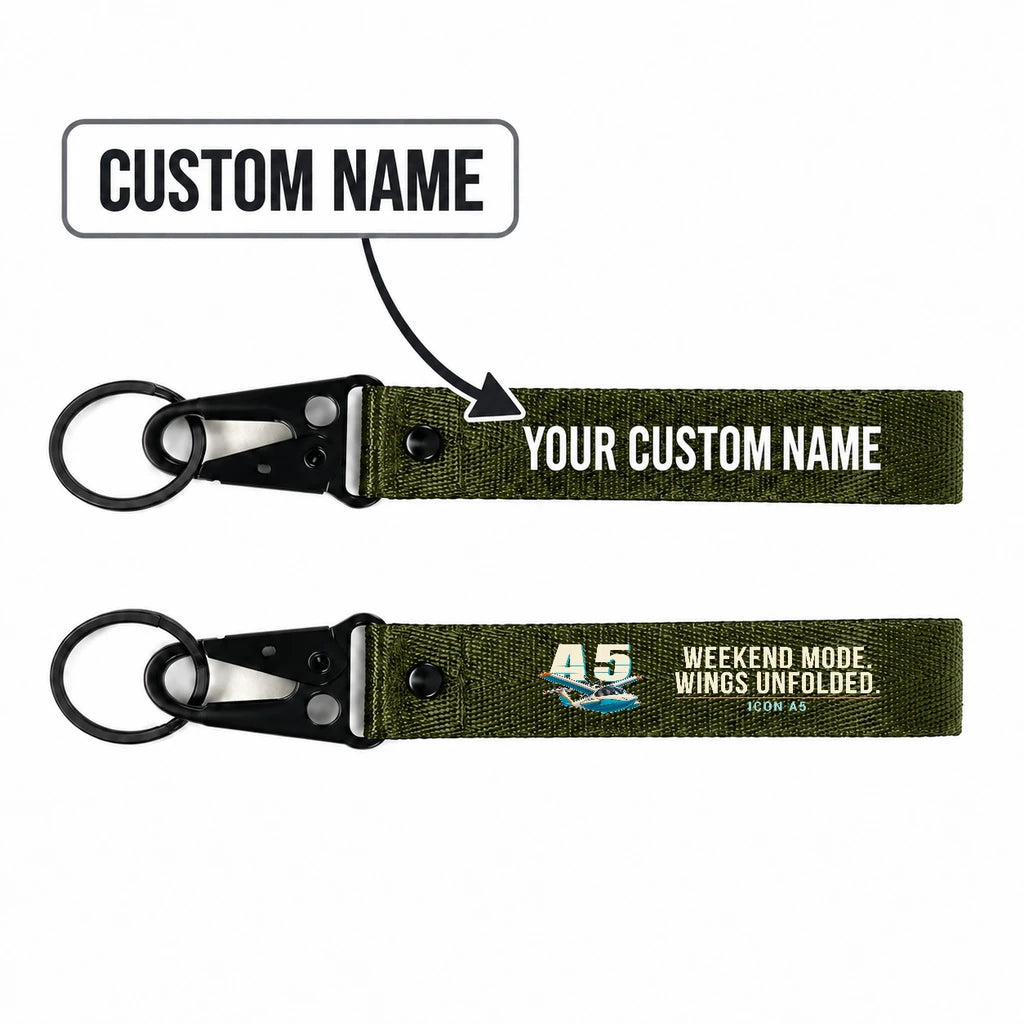 ICON A5 Hawk-Shaped Key Chains - Dark Green - Cartoon - Personalized