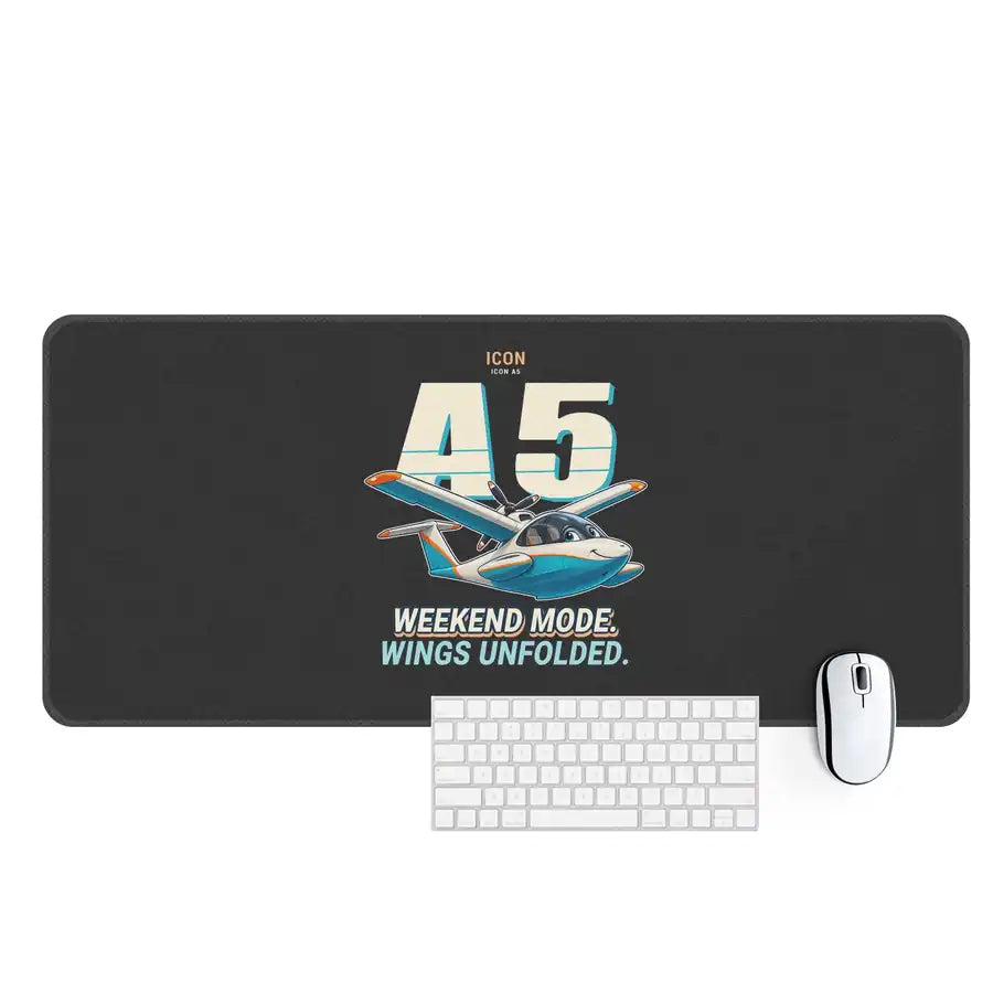 ICON A5 - Cartoon - Desk Mat - Black