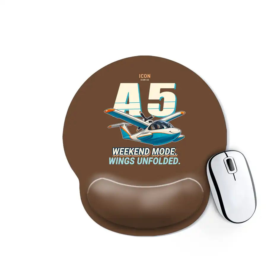 ICON A5 - Cartoon - Ergonomic Mouse Pad - Brown