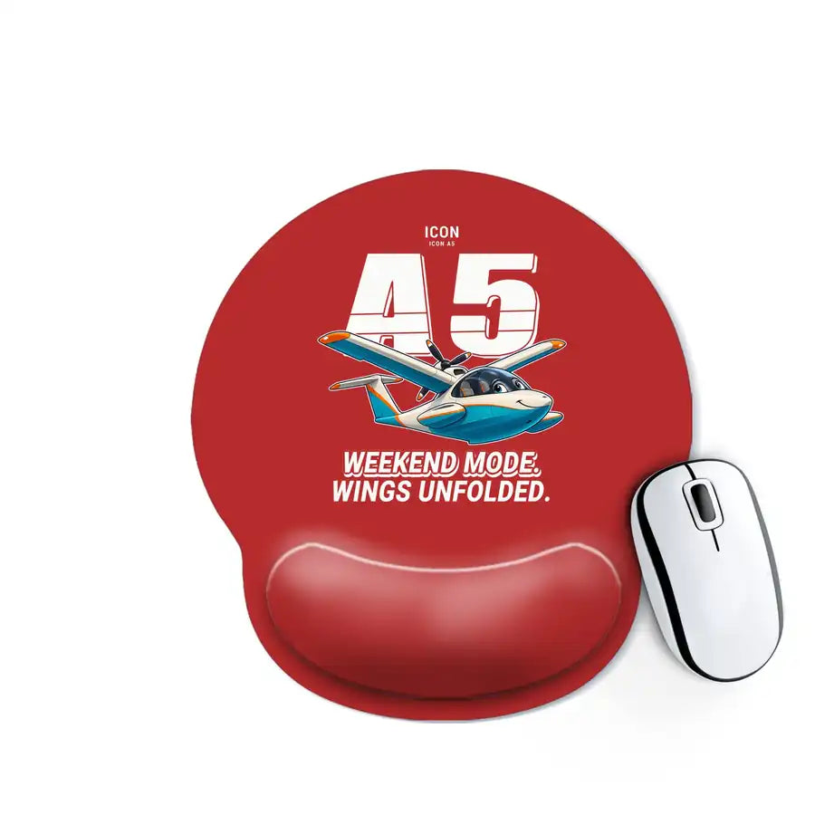 ICON A5 - Cartoon - Ergonomic Mouse Pad - Red