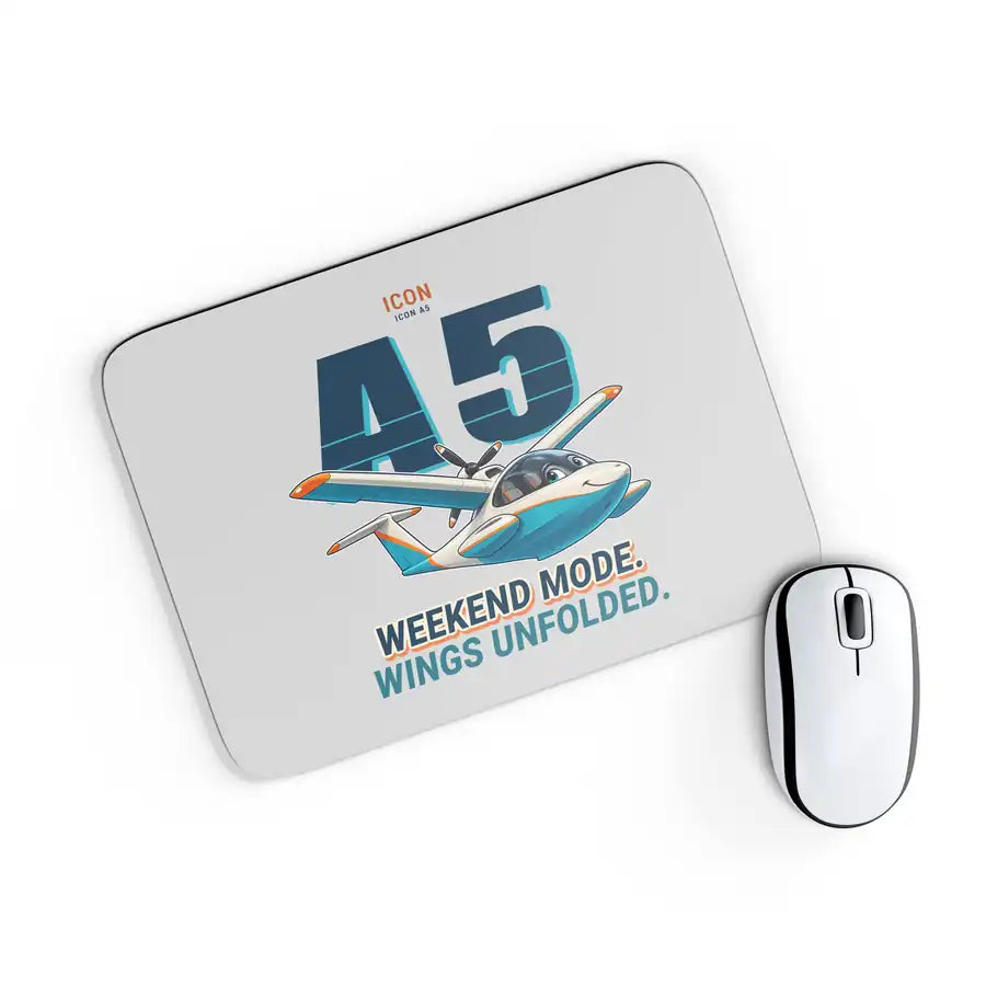 ICON A5 - Cartoon - Mouse Pad - Light Gray