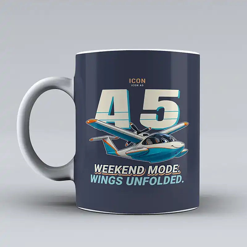 ICON A5 - Cartoon - Mug - Dark Blue