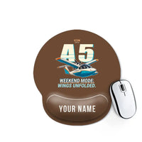 Thumbnail for ICON A5 - Cartoon + Name - Ergonomic Mouse Pad - Brown
