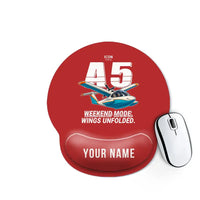 Thumbnail for ICON A5 - Cartoon + Name - Ergonomic Mouse Pad - Red