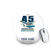 Thumbnail for ICON A5 - Cartoon + Name - Ergonomic Mouse Pad - White