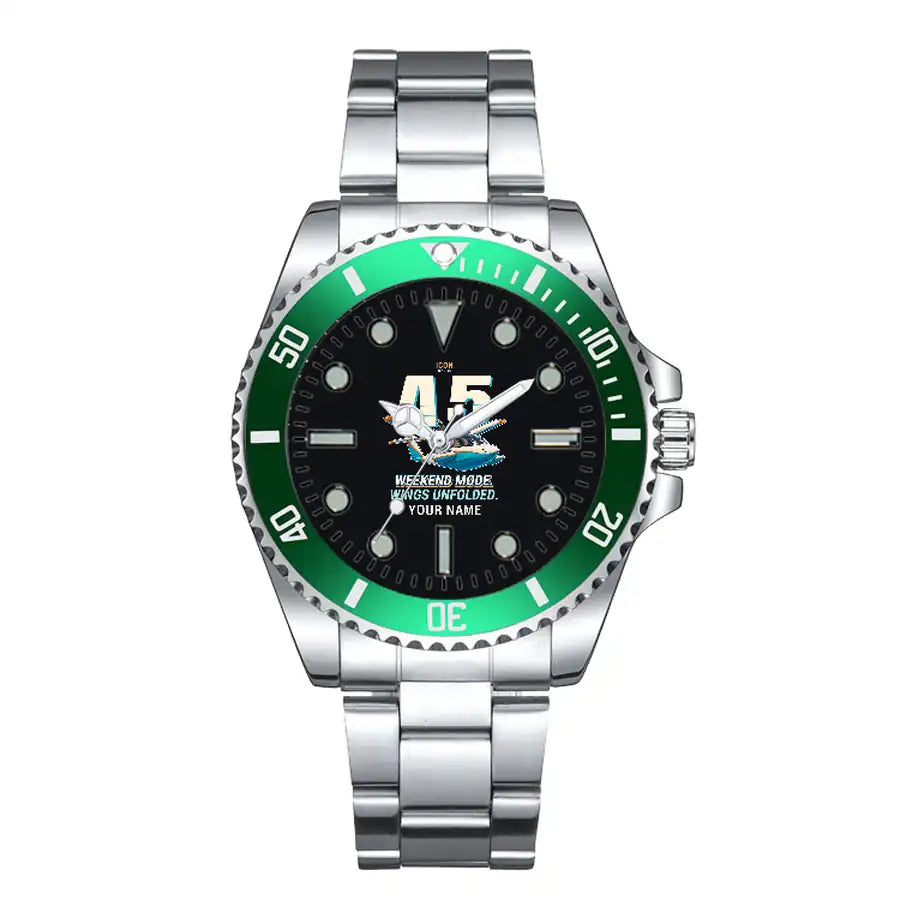 ICON A5 - Cartoon + Name - Premium Diver - Green