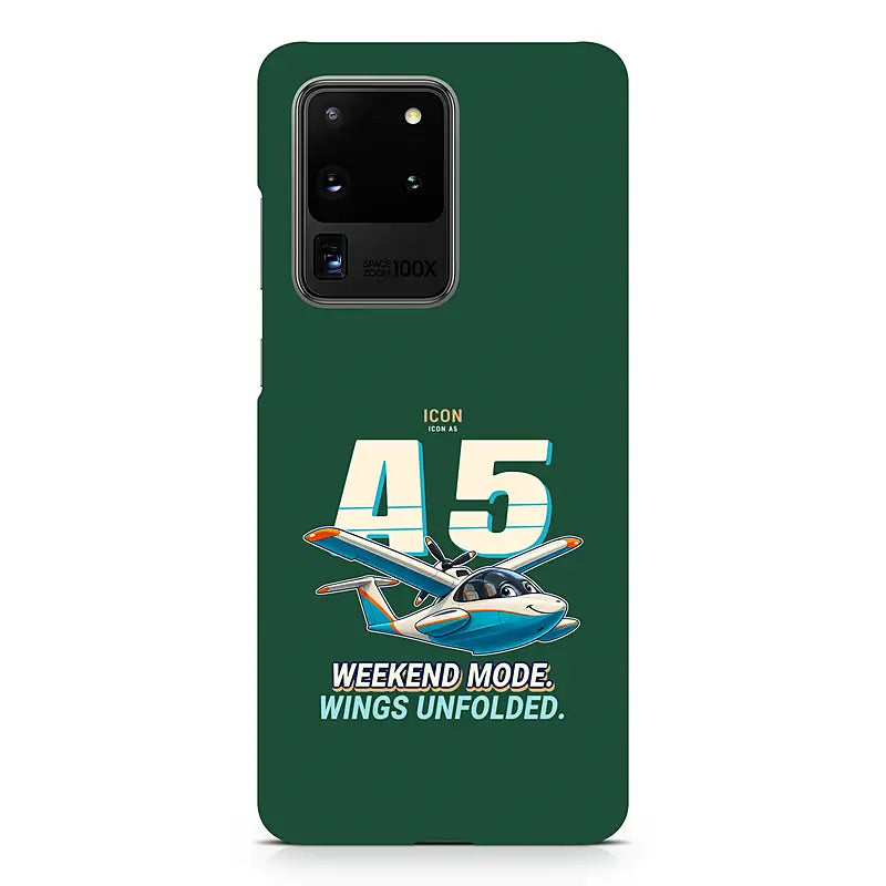 ICON A5 - Cartoon - Samsung Case - Dark Green