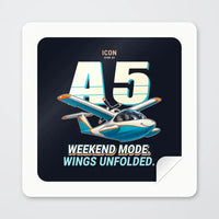 Thumbnail for ICON A5 - Cartoon - Square Sticker - Peel