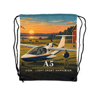Thumbnail for ICON A5 - Drawstring Bag - 3D Scene