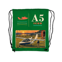 Thumbnail for ICON A5 - Drawstring Bag - Classic - Green