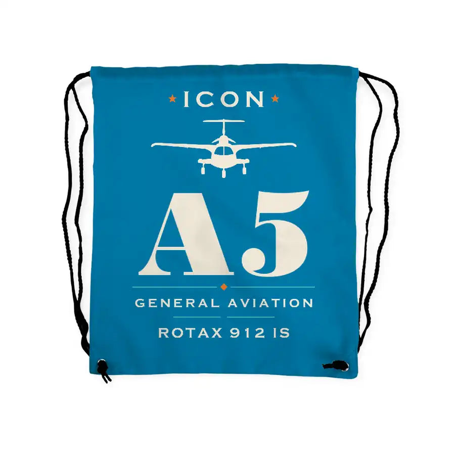 ICON A5 - Drawstring Bag - Heritage - Light Blue