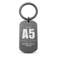 Thumbnail for ICON A5 - Key Chain - Tag - Black