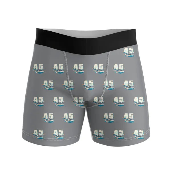 ICON A5 - Men Boxers - Cartoon Pattern - Gray