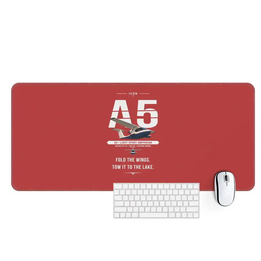 ICON A5 - Original - Desk Mat - Red