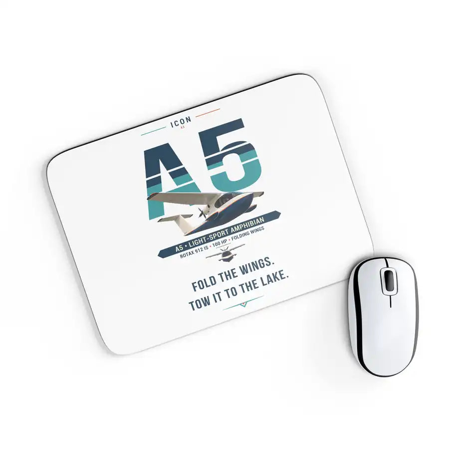 ICON A5 - Original - Mouse Pad - White