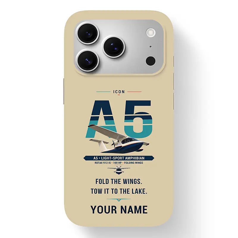 ICON A5 - Original + Name - MagSafe iPhone 17 Pro - Beige