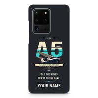 Thumbnail for ICON A5 - Original + Name - Samsung Case - Black