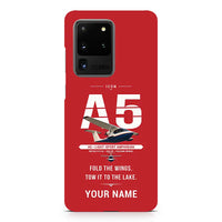 Thumbnail for ICON A5 - Original + Name - Samsung Case - Red