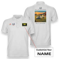 Thumbnail for ICON A5 - Poster - Double-Side Polo - White + Name