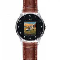 Thumbnail for ICON A5 - Poster - Leather Strap - Striped Brown Leather Strap
