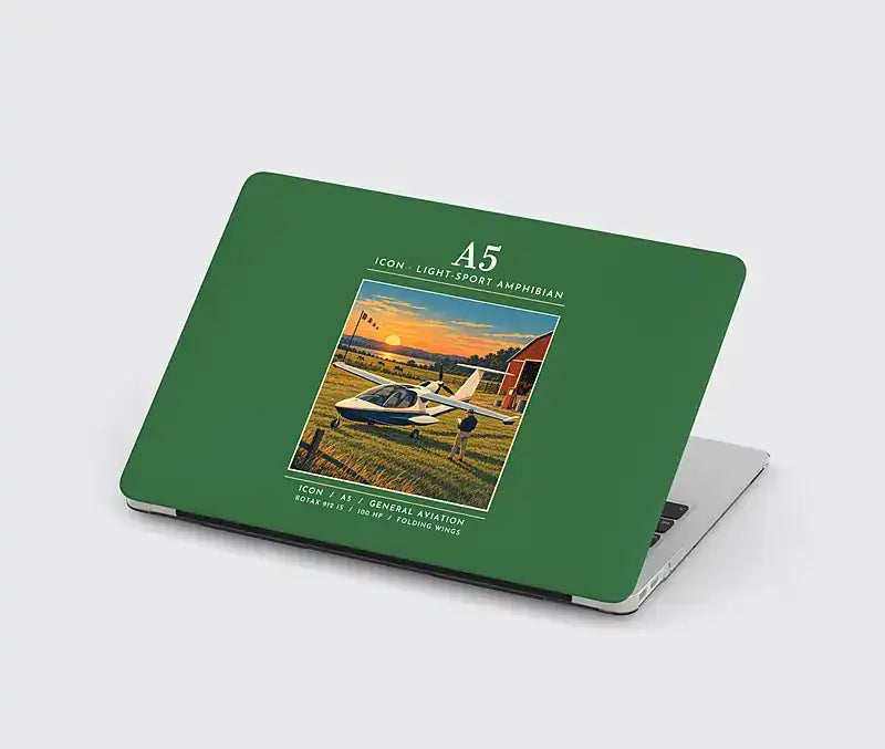 ICON A5 - Poster - MacBook Case - Green