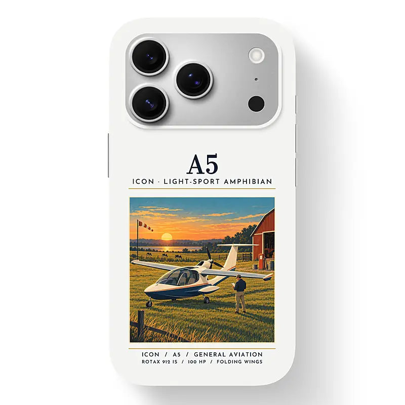 ICON A5 - Poster - MagSafe iPhone 17 Pro - White